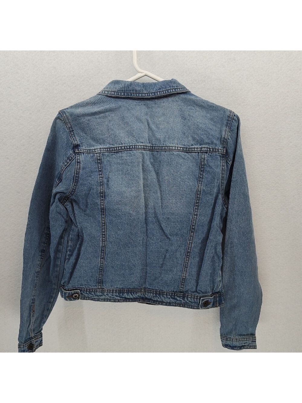 Highway Jeans Distressed Blue Denim Jacket - Picture 4 of 4